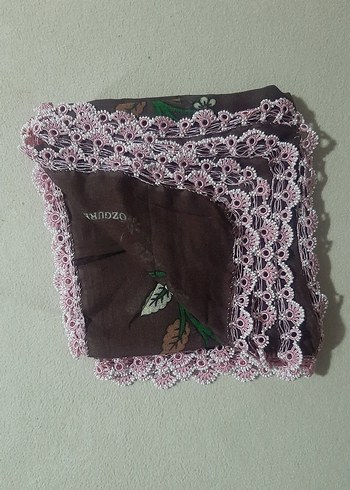 Boncuk oyalı Bohem Kadın Yazma - Görsel 4