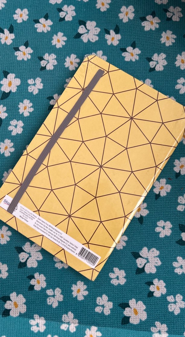 Bej Renkli Geometrik Desenli Defter - Görsel 2