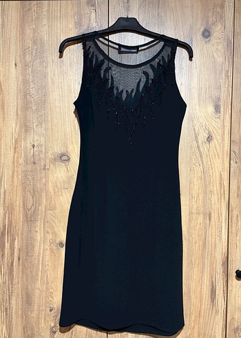 Siyah Gece Abiye Elbise - Görsel 4