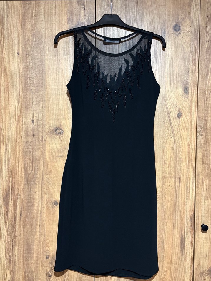 Siyah Gece Abiye Elbise - Görsel 4