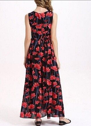 Zara Çiçek desenli şık elbise