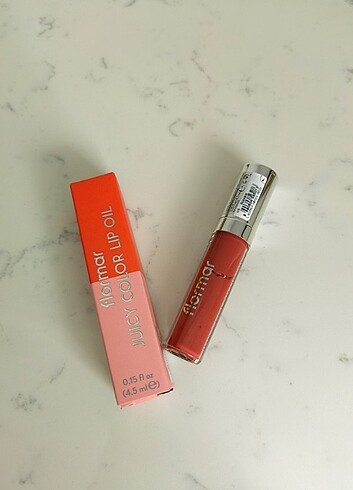 Flormar juicy colour lip oil 05 roseate rengi likit ruj