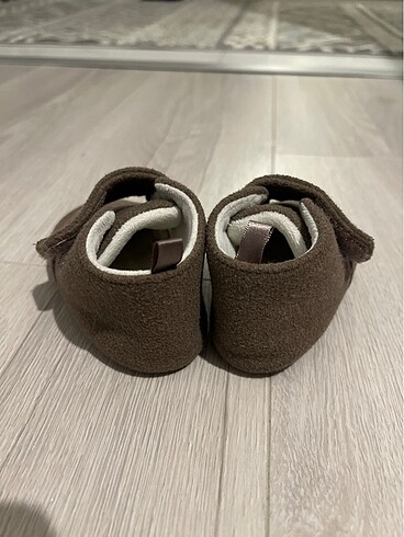 21 Beden kahverengi Renk Bebek Ev Ayakkabısı