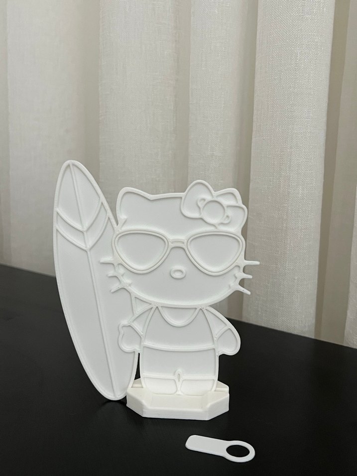 Beyaz Hello Kitty Figürü boyama için - Görsel 2