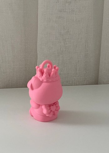 Pembe Hello Kitty Figürü charm - Görsel 2