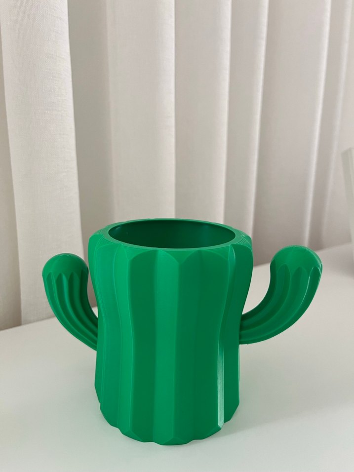 Kaktüs Şekilli Yeşil kalemlik - Görsel 2