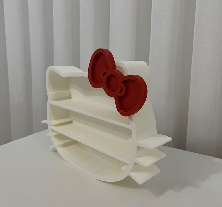 Hello Kitty Tasarımlı Beyaz Raf - Görsel 2