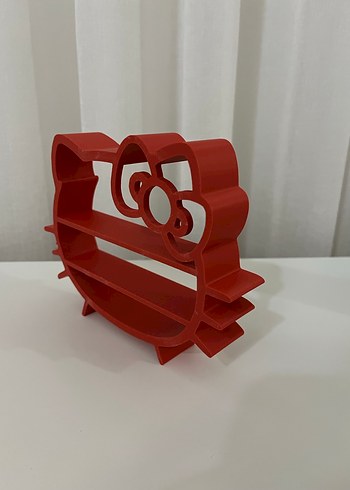 Kırmızı Hello Kitty Raf - Görsel 2