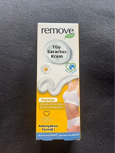 Tüy sarartıcı krem
