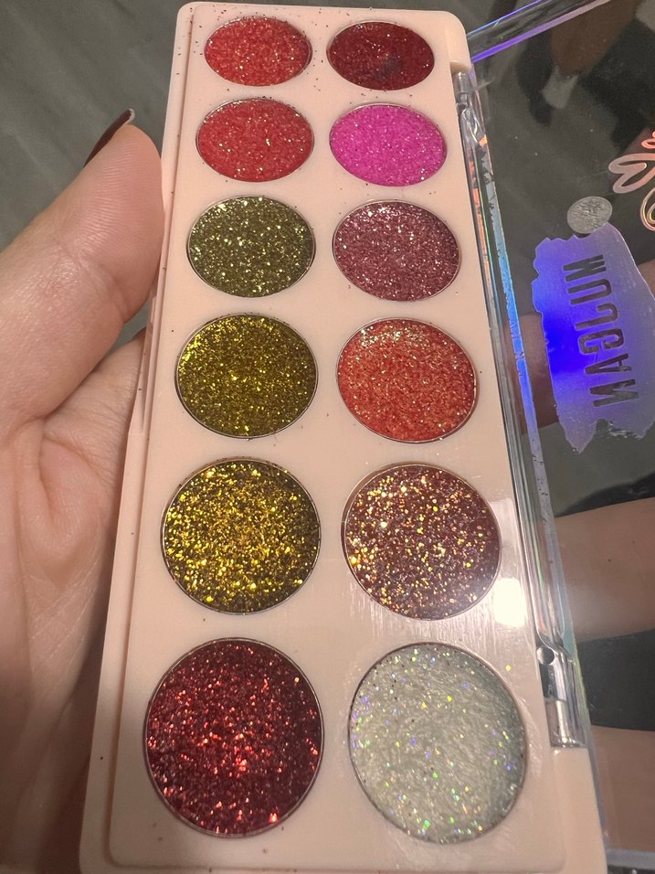 Mujgan Çok Renkli Işıltılı Far Paleti - Görsel 3