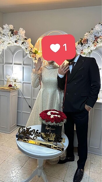 38 Beden Nişan elbisesi
