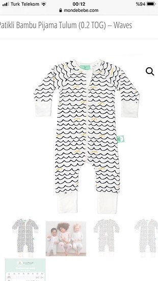 Ergopouch 0.2 tog Bambu tulum 3 yaş unisex