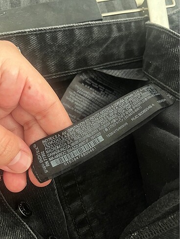 46 Beden Zara erkek siyah pantolon