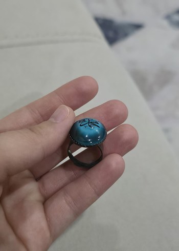 turkuaz taşlı yüzük - Görsel 3
