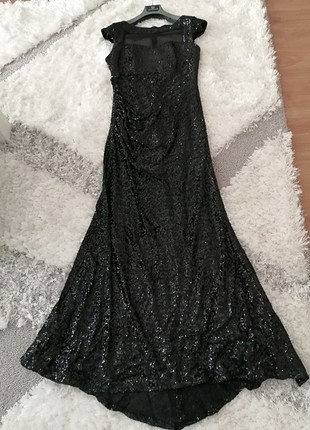 xl Beden siyah Renk Abiye elbise 