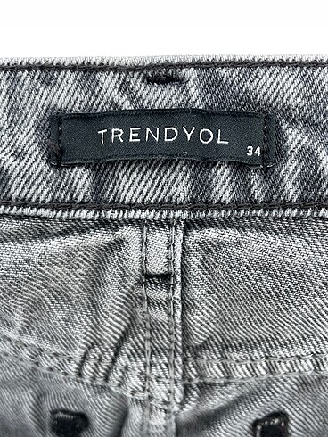 34 Beden gri Renk Trendyol & Milla Jean / Kot %70 İndirimli.