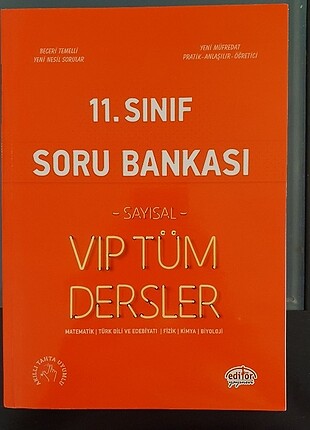 11.Sınıf Sayısal Tüm Dersler Soru Bankası