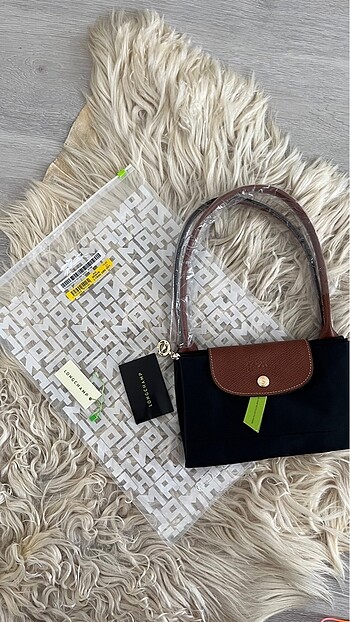 Beden siyah Renk SİYAH KAHVE SAPLI L BEDEN LONGCHAMP