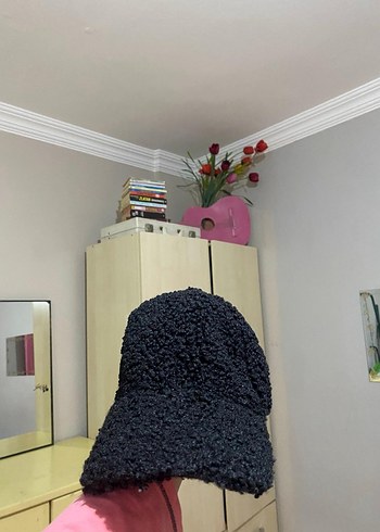 Siyah Kürklü Kadın Şapka - Görsel 5