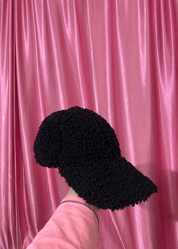 Siyah Kürklü Kadın Şapka - Görsel 2