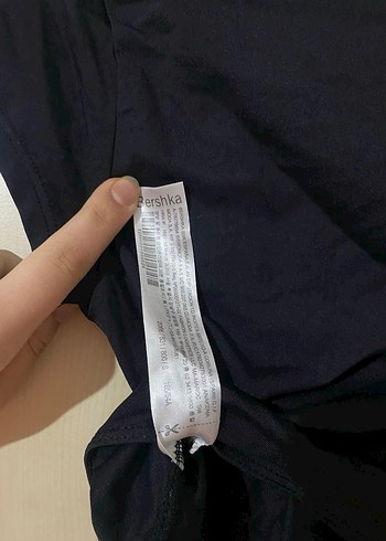 Siyah Kısa Crop Top bershka - Görsel 6