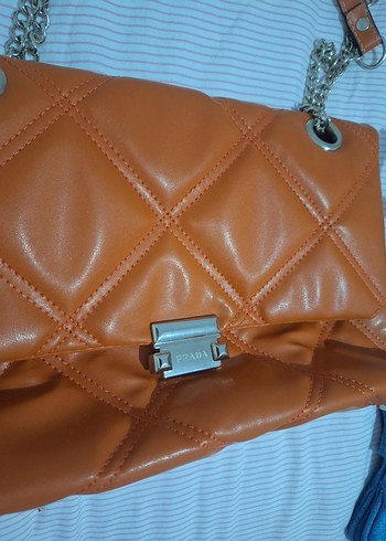 zincirli deri çanta - Görsel 3