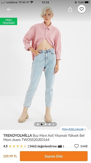 Trendyolmilla mom jean