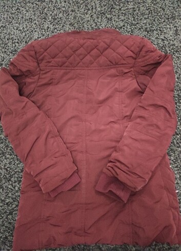 11-12 Yaş Beden Bordo kaban 