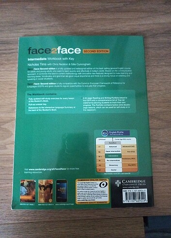  Face2face intermediate B1+ seviyesi