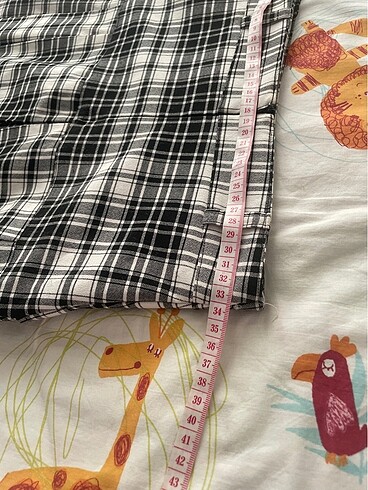 Ekoseli mini etek - Görsel 6