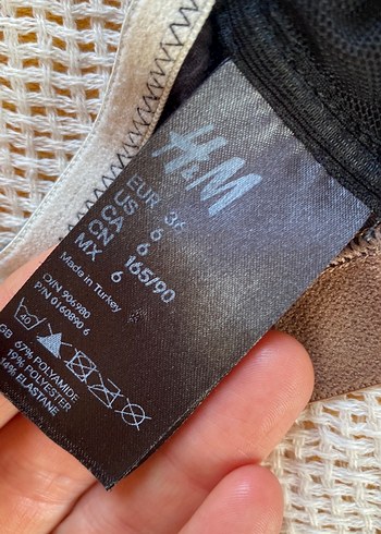 Kahverengi Avant-Garde Midi Sütyen bralet - Görsel 6