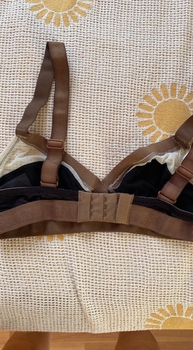 Kahverengi Avant-Garde Midi Sütyen bralet - Görsel 5