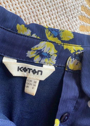 Kemerli Mavi Çiçekli Bohem Midi Elbise - Görsel 9