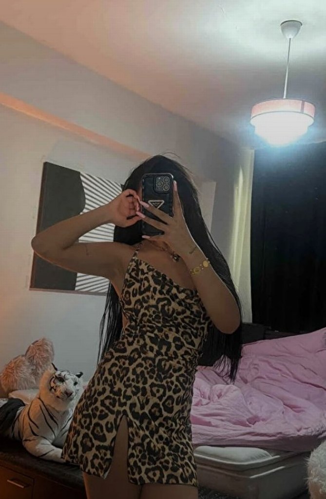 Zara viral Leopar Desenli Mini Elbise - Görsel 2