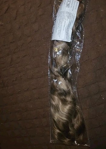 At kuyruğu 71 cm fiber sentetik kumral - Görsel 8