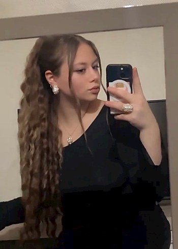 At kuyruğu 71 cm fiber sentetik kumral - Görsel 5