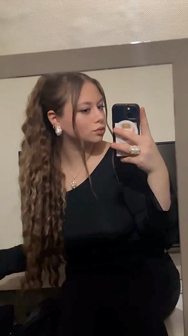 At kuyruğu 71 cm fiber sentetik kumral - Görsel 5