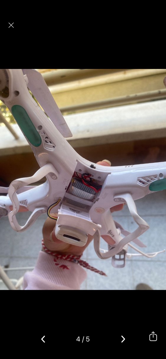 Beyaz Kameralı Drone Aksiyon syma - Görsel 4