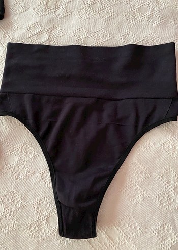 Bej ve Siyah tanga korse - Görsel 7