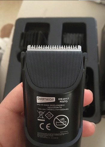 Goldmaster Şarjlı Saç ve Sakal makinası - Görsel 5