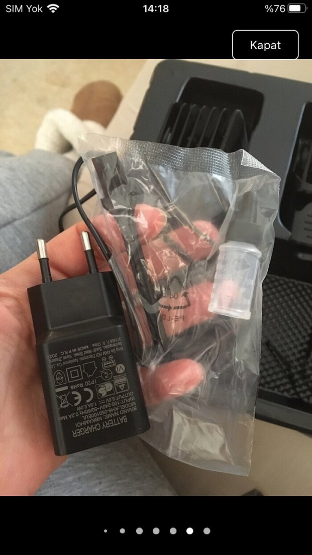 Goldmaster Şarjlı Saç ve Sakal makinası - Görsel 4