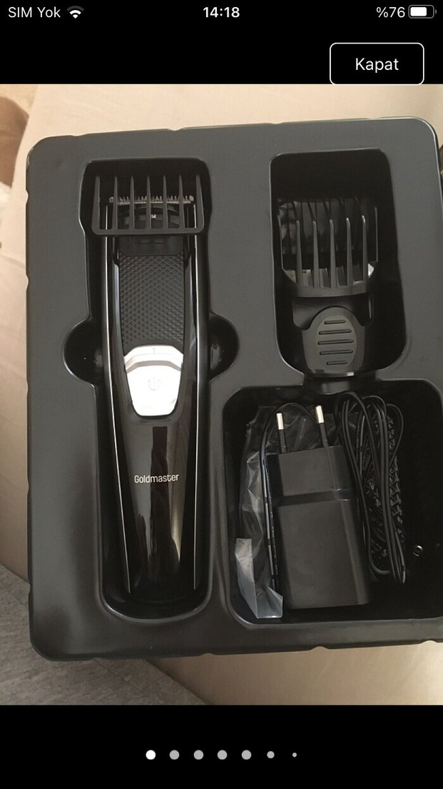 Goldmaster Şarjlı Saç ve Sakal makinası - Görsel 2