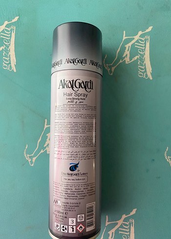Diğer AkatGardi Kollajenli Extra Güçlü Saç Spreyi 180ml