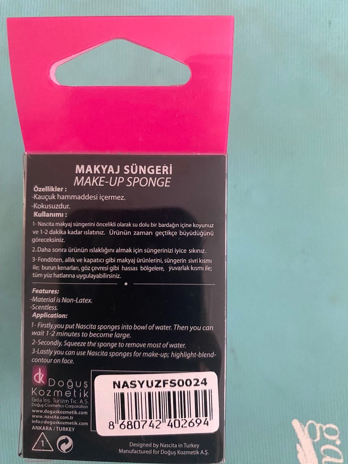 Nascita Pro lila Makyaj Süngeri - Görsel 2