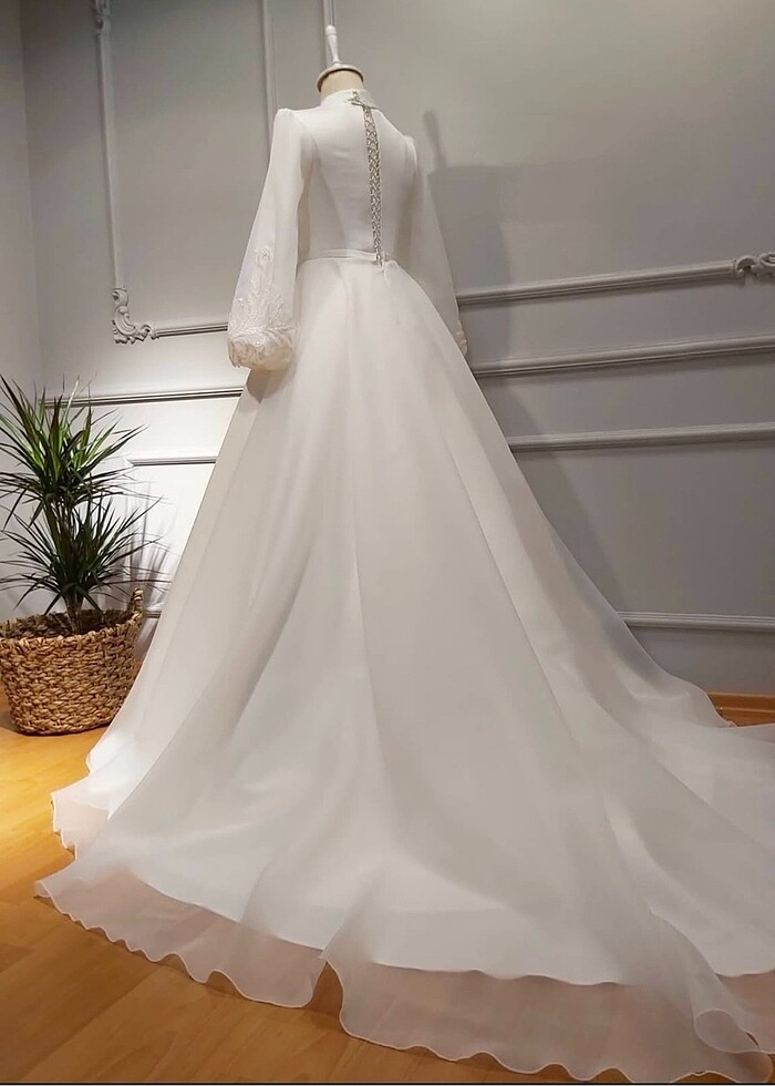 Vintage gelinlik özel dikim - Görsel 2