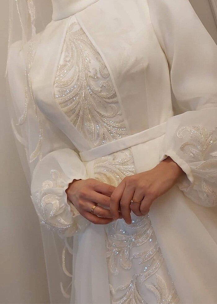 Vintage gelinlik özel dikim - Görsel 4