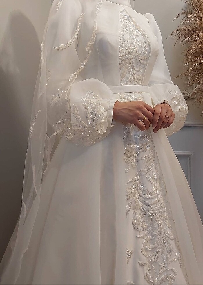 Vintage gelinlik özel dikim - Görsel 3