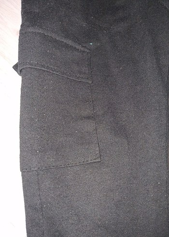 Siyah kargo cepli Erkek Çocuk Eşofman Altı - Görsel 2