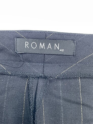 42 Beden siyah Renk Roman Marka Kumaş Pantolon %70 İndirimli.