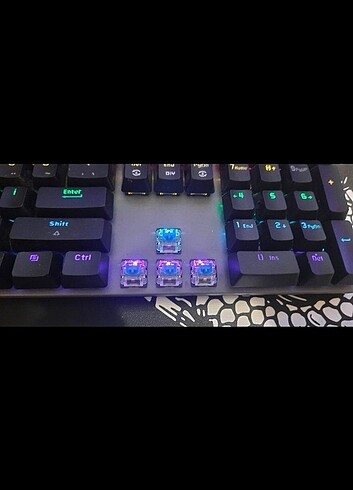 Diğer EVEREST KB-MK7 BLUE SWITCH KLAVYE, #klavye